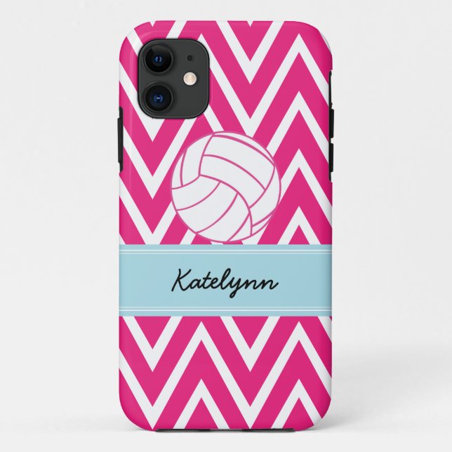 Coque iphone moderne de zigzag de Chevron de (Dos)