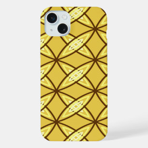 Coque iPhone 15 Plus Moderne du milieu du siècle imprimé atomique - Mou