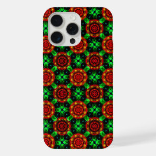 Coque iPhone 15 Pro Max Moderne Florale Élégante Bohème Motif Abstrait #50