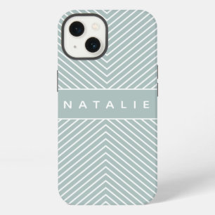 Etui iPhone 13 Moderne géométrique graphique personnalisée à rayu