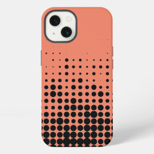 Etui iPhone 13 Moderne, ludique, motif géométrique urbain en cerc