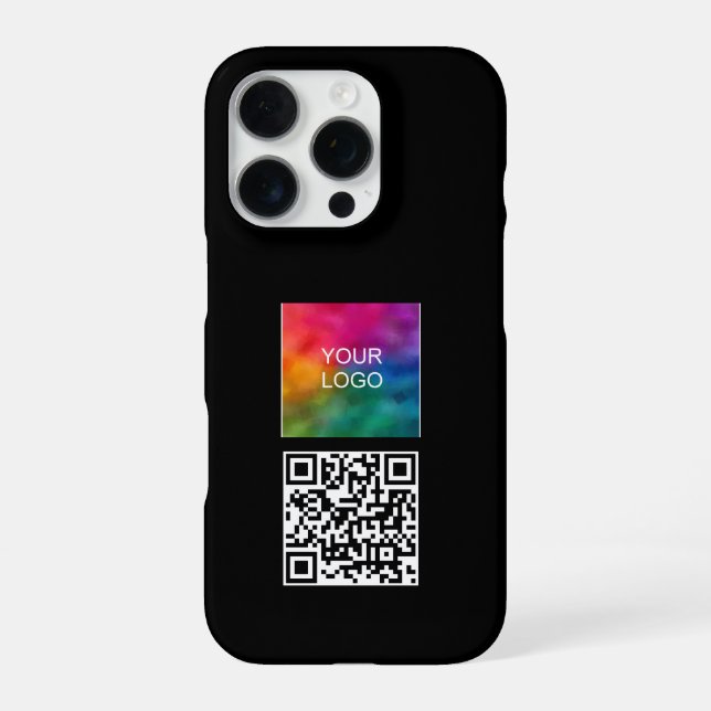 Coque iPhone Moderne Modèle Simple Télécharger Votre Logo Code  (Verso)
