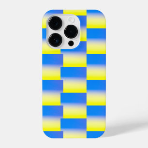 Coque Pour iPhone 14 Plus Moderne motif bleu et jaune Ukraine Inspiration