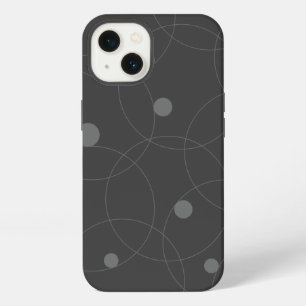Etui iPhone 13 Moderne, simple, ludique, motif amusant de cercles