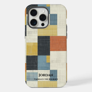 Coque iPhone 15 Pro Max Moderne Style Géométrique Minimaliste – Terreux Ré