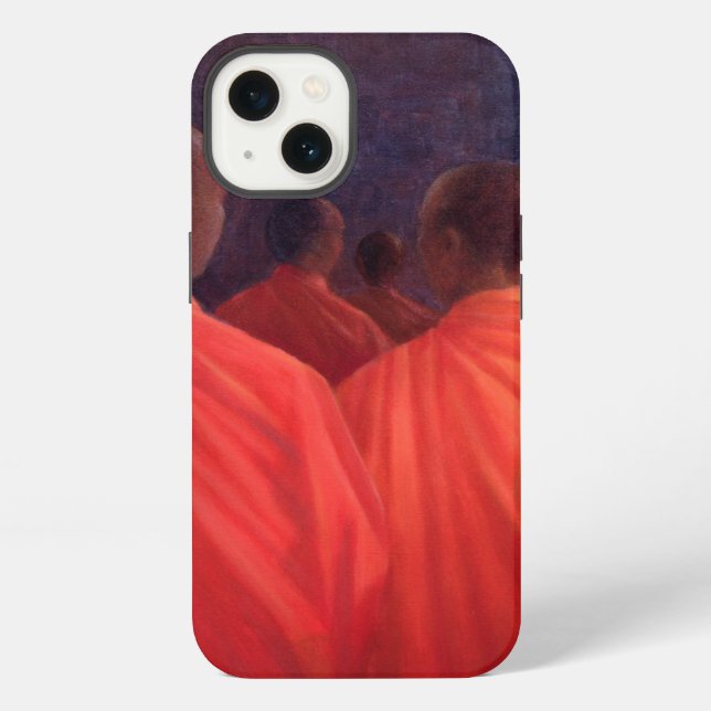 Coque iPhone Moines de safran (Verso)