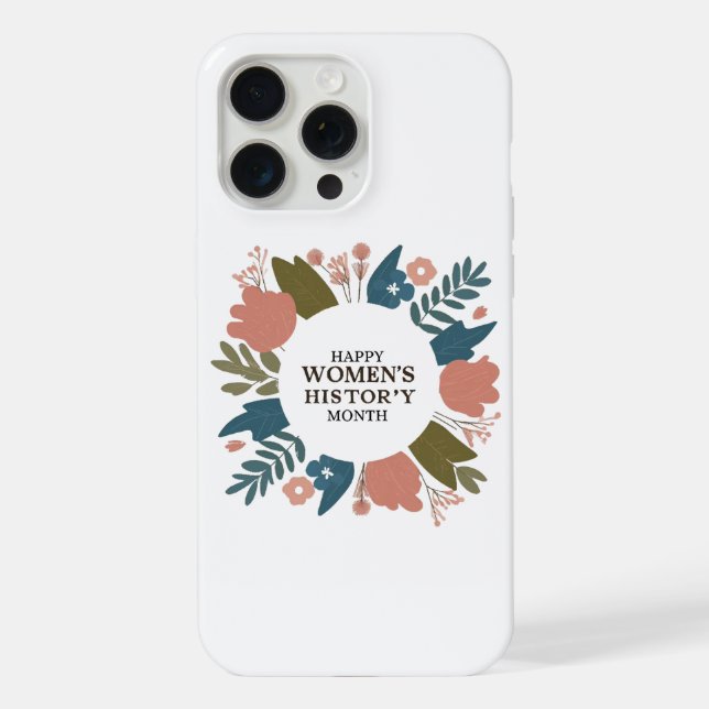 Coque iPhone Mois de l'histoire des femmes (Verso)