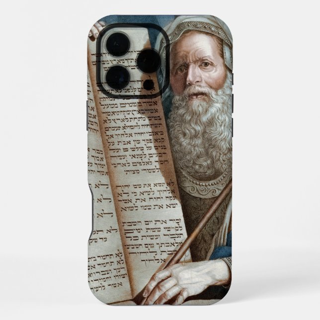 Coque iPhone Moïse et les dix commandements (Verso)