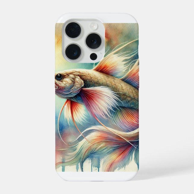 Coque iPhone Molva Ling Fish 041124AREF148 - Watercolor (Verso)