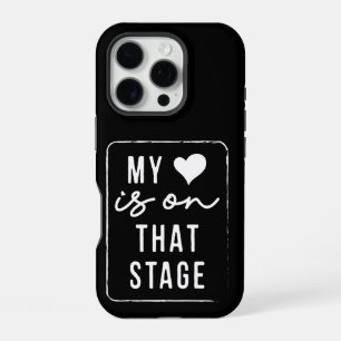 Coque iPhone 16 Pro Mon cœur est sur cette scène Danse Maman Vintage R