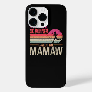 Coque Pour Pour iPhone 14 Pro Max Mon coureur de fond favori m'appelle Mamaw -