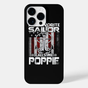 Coque iPhone Mon marin favori m'appelle POPPIE Navy vétéran US