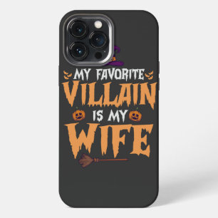 Etui iPhone 13 Pro Max Mon Meilleur Ennemi Est Ma Femme Drôle Halloween