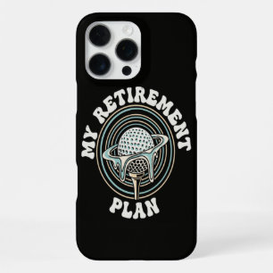 Coque iPhone 16 Pro Max Mon Plan De Retraite Golfe Retraité Golfeur