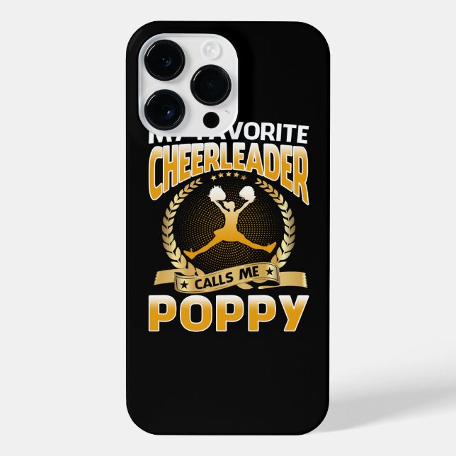Coque iPhone Mon Pom-pom girl Favori M'Appelle Poppy Cheerleadi (Verso)