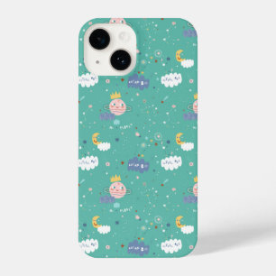 Coque Pour iPhone 14 Mon rêve planétaire Gros petit Motif