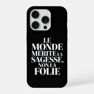 Coque iPhone 15 Pro Monde sans stabilité