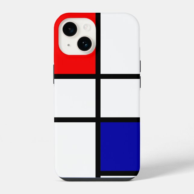 Coque iPhone Mondrian 3 (Verso)