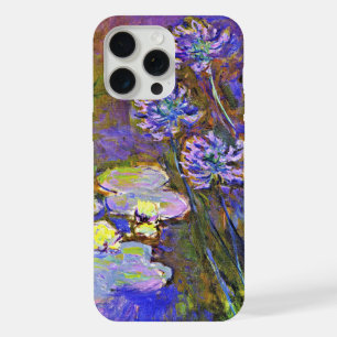 Coque iPhone 15 Pro Max Monet - Lys d'eau et Agapanthus