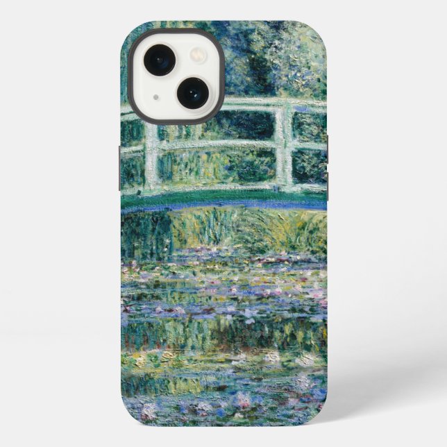 Coque iPhone Monet - Nymphéas et Pont Japonais, (Verso)