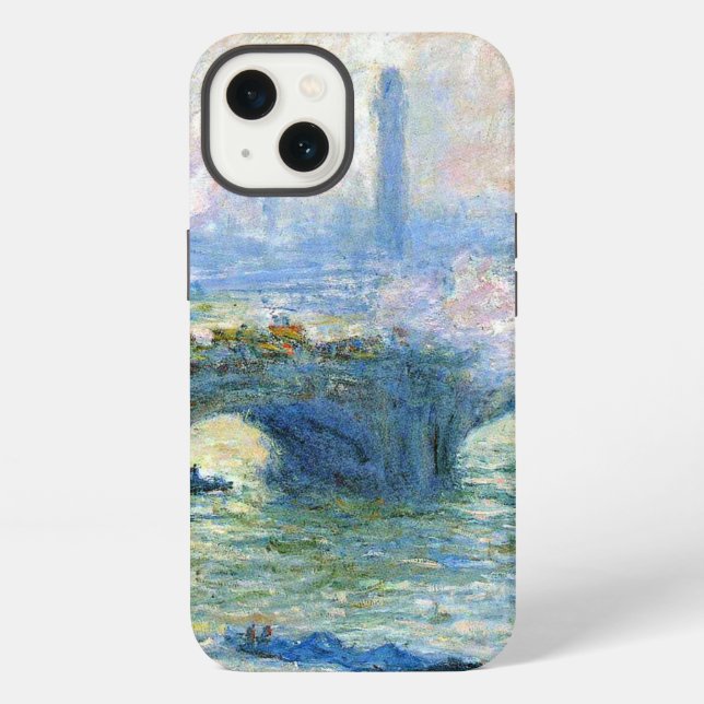 Coque iPhone Monet - Waterloo Bridge, Londres, (Verso)