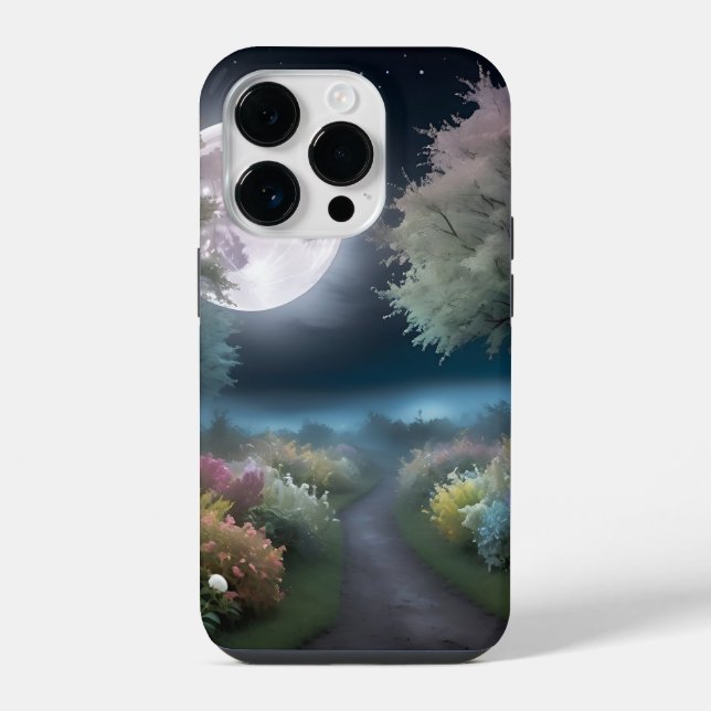 Coque iPhone Monnlight Midnight 1 (Verso)