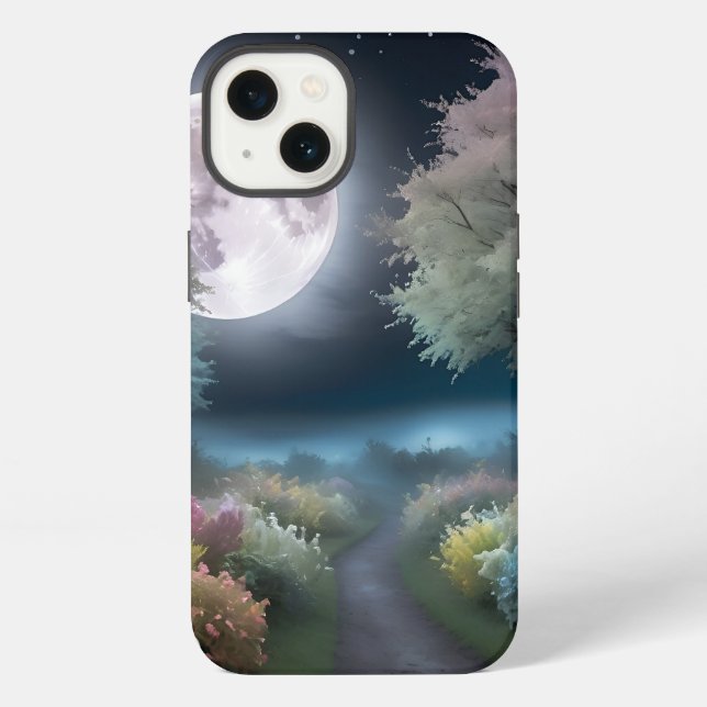 Coque iPhone Monnlight Midnight 1 (Verso)