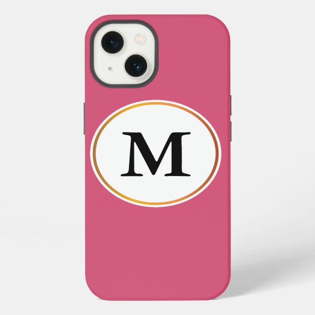Coque iPhone monogramme (Verso)