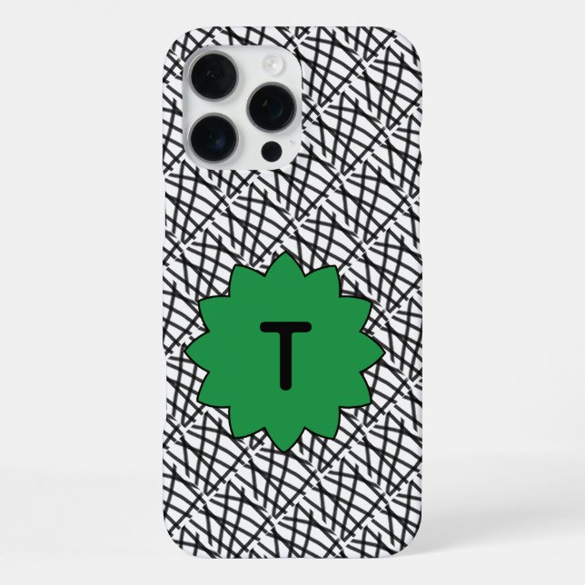 Coque iPhone Monogramme (Verso)