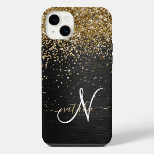 Monogramme à étincelle noire à Parties scintillant