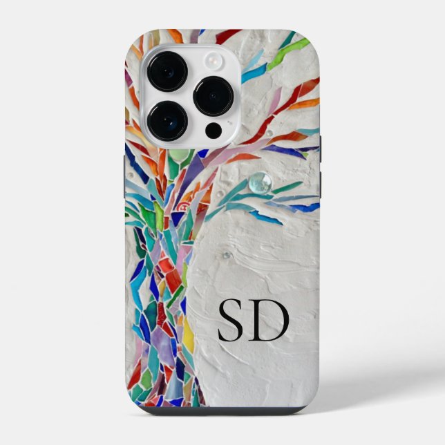 Coque iPhone Monogramme Botanique (Verso)