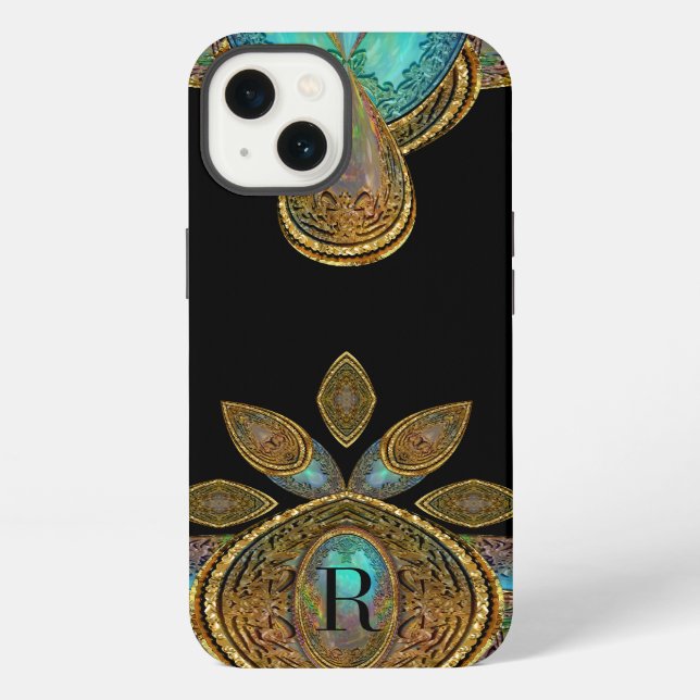 Coque iPhone Monogramme Centauri Deco (Verso)