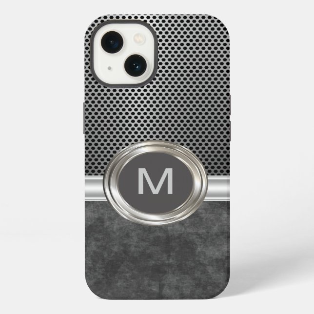 Coque iPhone Monogramme Cool Aspect Robuste (Verso)
