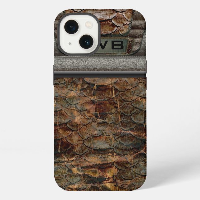 Coque iPhone Monogramme Cool Walker Hiker (Verso)