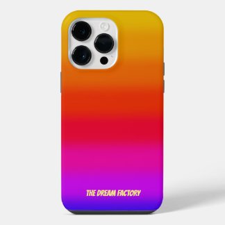 Coque Pour Pour iPhone 14 Pro Max Monogramme de bande de dégradé