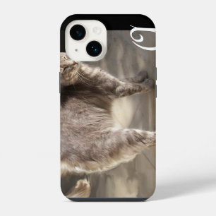COQUE POUR iPhone 14 MONOGRAMME DE CHAT TURC