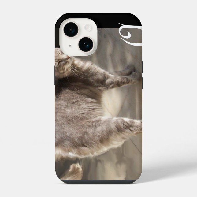 COQUE iPhone MONOGRAMME DE CHAT TURC (Verso)
