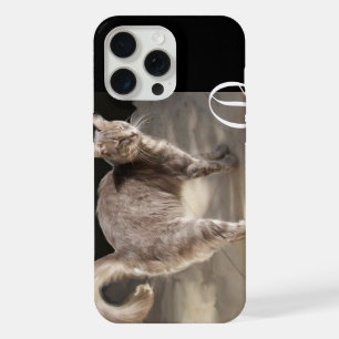 COQUE iPhone 15 PRO MAX MONOGRAMME DE CHAT TURC