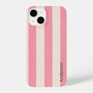 Coque Pour iPhone 14 Monogramme de ligne rétro élégant moderne