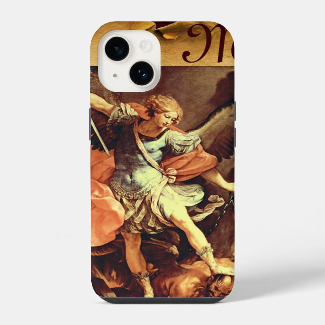 Coque iPhone Monogramme de saint Michel Archange (Verso)