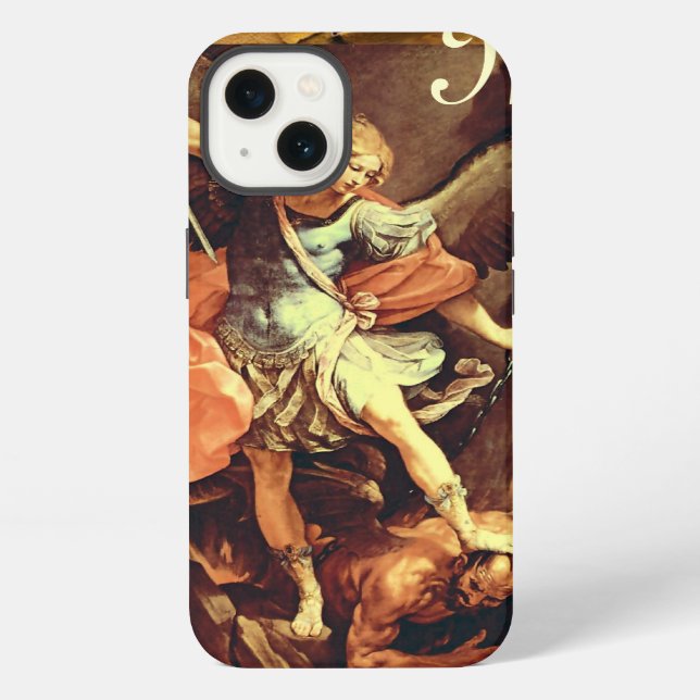 Coque iPhone Monogramme de saint Michel Archange (Verso)