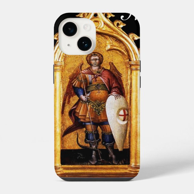 Coque iPhone Monogramme de saint Michel Archange (Verso)