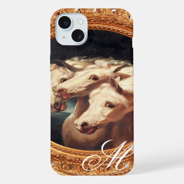 Coque iPhone Monogramme des Chevaux Chariot de Pharaon (Verso)