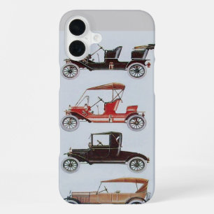 COQUE iPhone 16 PLUS MONOGRAMME DES VOITURES CLASSIQUES AUTOMOBILES