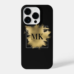 Coque Pour iPhone 14 Plus Monogramme d'or