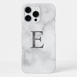 Coque iPhone 16 Pro Max Monogramme et nom personnalisés