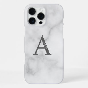Coque iPhone 16 Pro Max Monogramme et nom personnalisés