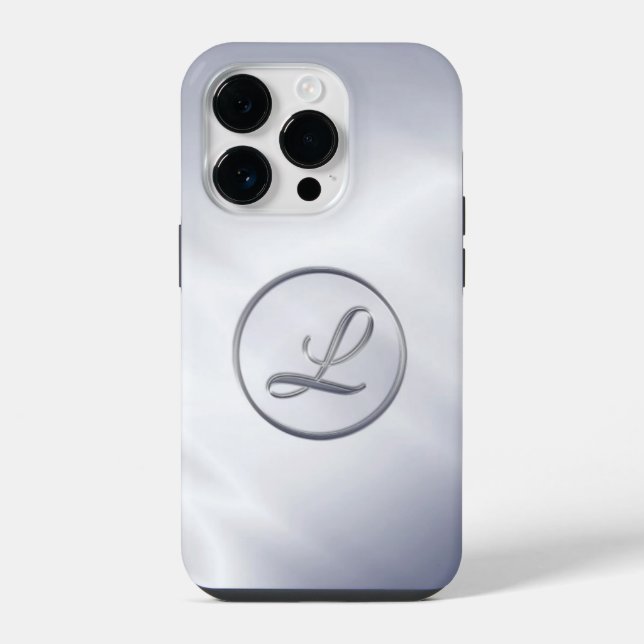 Coque iPhone Monogramme "Lettre L" (Verso)