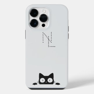 Coque Pour Pour iPhone 14 Pro Max Monogramme minimaliste