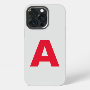 Etui iPhone 13 Pro Monogramme Minimaliste Ajouter Votre Nom Initial M